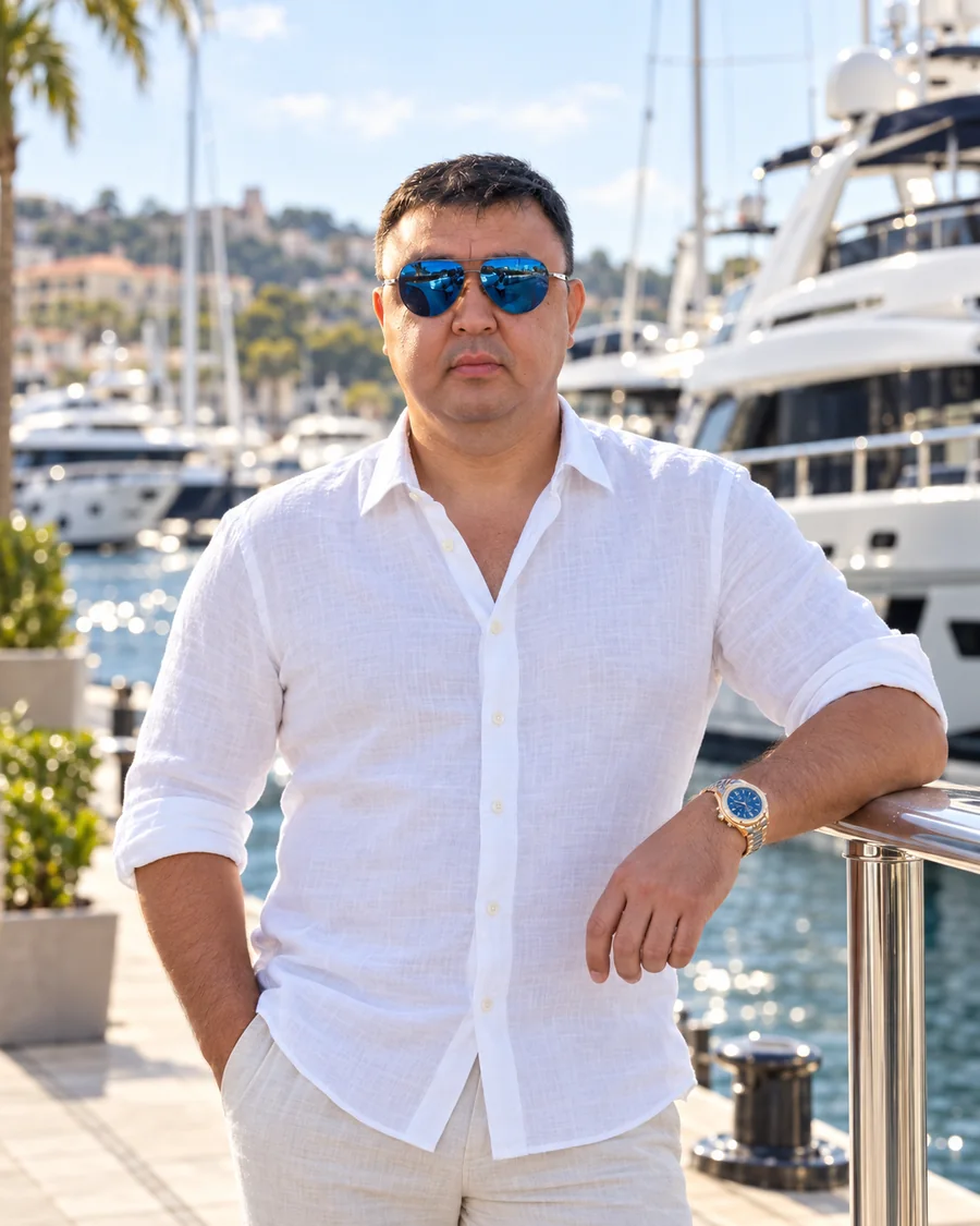 AI-портрет Зафара Сафарова: у воды